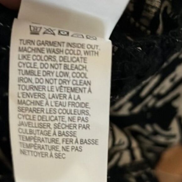 Lucky Brand 3X Top Shirt Womens Plus Size Black Aztec Print Flowy Boho NWOT - Picture 11 of 11